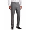 Tommy Hilfiger Men's Flat Front Trim Fit 100% Wool Suit Separate Pant Grey solid - Pants - $53.28  ~ £40.49