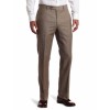 Tommy Hilfiger Men's Flat Front Trim Fit 100% Wool Suit Separate Pant Tan solid - パンツ - $53.28  ~ ¥5,997