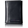 Tommy Hilfiger Men's Leather Cambridge Trifold Wallet - Wallets - $16.83 