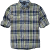 Tommy Hilfiger Men's Martin Slim Fit Plaid Shirt Masters Navy - Shirts - $34.00 