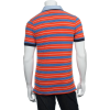 Tommy Hilfiger Men's Orange Horizontal Striped Polo Shirt Orange, blue and white - Shirts - $45.50 