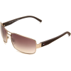 Tommy Hilfiger Men's TH1082S Rectangle Sunglasses Matte Gold Frame/Brown Gradient Lens - Sunglasses - $72.80 