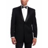 Tommy Hilfiger Men's Two Button Trim Fit Tuxedo Jacket with Shawl Collar Black - Kurtka - $150.89  ~ 129.60€