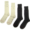 Tommy Hilfiger Mens 4-pack Over-the-calf Dress Socks, Beige / Brown (Fits Mens Shoe Size 7-12) - Ropa interior - $31.20  ~ 26.80€