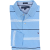 Tommy Hilfiger Mens Custom Fit Short Sleeve Logo Polo Shirt Light Blue - Košulje - kratke - $59.99  ~ 51.52€