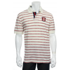 Tommy Hilfiger Mens Freddie Trim Fit Striped Polo Shirt White - Camicie (corte) - $48.00  ~ 41.23€