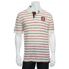 Tommy Hilfiger Mens Freddie Trim Fit Striped Polo Shirt White - Camisas - $48.00  ~ 41.23€