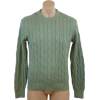 Tommy Hilfiger Mens Long Sleeve Cable Knit Pullover Sweater Green - Pullover - $69.99  ~ 60.11€