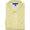 Tommy Hilfiger Mens Long Sleeve Classic Fit Button Front Shirt Yellow/Navy/White - Camisas manga larga - $44.99  ~ 38.64€