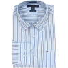 Tommy Hilfiger Mens Long Sleeve Custom Fit Button Front Shirt Blue/White - Long sleeves shirts - $44.99  ~ £34.19