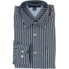 Tommy Hilfiger Mens Long Sleeve Custom Fit Button Front Shirt Gray/White/Light Blue - 長袖シャツ・ブラウス - $44.99  ~ ¥5,064