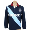 Tommy Hilfiger Mens Regular Fit Long Sleve Sash Rugby Shirt Navy blue - Long sleeves shirts - $59.99 