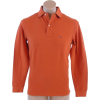 Tommy Hilfiger Mens Regular Fit Long Sleve Solid Color Polo Shirt Orange - Long sleeves shirts - $44.99 