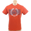 Tommy Hilfiger Mens Regular Fit Short Sleve T-Shirt Orange - T-shirts - $29.99 