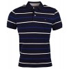Tommy Hilfiger Mens Regular Fit Striped Cotton Polo Shirt - Majice - kratke - $39.99  ~ 34.35€