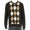 Tommy Hilfiger Mens V-Neck Sweater - Style 857802016_202 Khaki - Пуловер - $57.93  ~ 49.76€