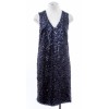 Tommy Hilfiger Navy Blue Sequin Shift Cocktail Dress - sukienki - $99.99  ~ 85.88€