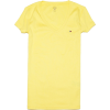 Tommy Hilfiger Slim Fit V-neck Women Logo T-shirt Yellow - Majice - kratke - $22.99  ~ 19.75€