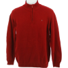 Tommy Hilfiger Solid Quarter Zip Sweater Red - Pullovers - $36.93  ~ £28.07