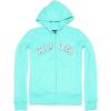 Tommy Hilfiger Women Full Zip Big Logo Hoodie Jacket Mint Green - Camicie (lunghe) - $37.99  ~ 32.63€