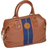 Tommy Hilfiger Women Pebble Leather Bowler Handbag Brown - Torbice - $149.99  ~ 128.82€