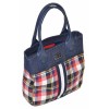 Tommy Hilfiger Women Plaid Small Tote Bag Denim/red/multi - Torbe - $75.00  ~ 476,44kn