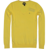 Tommy Hilfiger Women V-neck Logo Pima Cotton Sweater Pullover Daffodil Yellow - Pullovers - $39.99  ~ £30.39