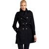 Tommy Hilfiger Women's Double-Breasted Belted Classic Trench Coat - Navy (Sizes XS - XL) - Jaquetas e casacos - $99.99  ~ 85.88€