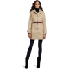 Tommy Hilfiger Women's Marlo Water Resistant Fall Rain Trench Coat Sand - Jacket - coats - $125.00 