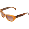 Tommy Hilfiger Women's TH1088S Cat Eye Sunglasses Opal Honey Frame/Brown Gradient Lens - Sunglasses - $81.38 