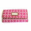 Tommy Hilfiger Women's Trifold Wallet with Removable Checkbook, Pink - Wallets - $49.98 