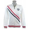 Tommy Hilfiger Womens Full Zip Track Jacket Sweatshirt White/Navy/Red - Jacket - coats - $59.99 