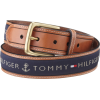 Tommy Men's Ribbon Inlay Belt Navy - Remenje - $22.40  ~ 19.24€