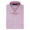 Tommy Hilfiger Men's Non Iron Regular Fit Check Spread Collar Dress Shirt - Shirts - $34.75 