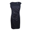 Tommy Hilfiger Womens Metallic Gathered Cocktail Dress - Dresses - $36.99 
