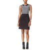 Tommy Hilfiger Womens Signature Faux Leather Trim Wear To Work Dress - Vestidos - $59.98  ~ 51.52€
