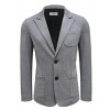 Tom's Ware Men Casual Slim Fit Single Breasted Blazer Jacket - Jacket - coats - $39.99 
