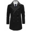 Tom's Ware Men's Stylish Wool Blend Pea Coat - Jacket - coats - $54.99 
