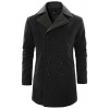 Tom's Ware Men's Trendy Double Breasted Relax Fit Trench Coat - 外套 - $61.99  ~ ¥415.35