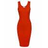 Tom's Ware Women Classy Snap Buttons Sleeveless Bodycon Dress - Haljine - $24.99  ~ 21.46€