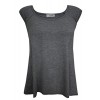 Tom's Ware Womens Basic Cap Sleeve Loose T-Shirt Top (Made In USA) - Shirts - $21.99 