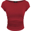 Top Burgundy - T-shirts - 