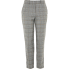 Topshop Checked Tapered Leg Trousers - Капри - 