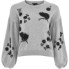 Topshop Grey Sweater - Puloverji - 
