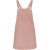 Topshop Pink Pinafore Dress - Vestidos - 