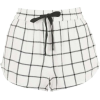 Topshop Windowpane check pajama shorts  - 短裤 - $28.00  ~ ¥187.61