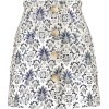Topshop blue aned white printed skirt - Skirts - 
