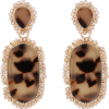 Tortoise Shell Earrings - Серьги - 