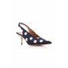 Tory Burch Polka-Dot Canvas Pumps - Klasični čevlji - $285.00  ~ 244.78€