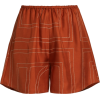 Totême Monogram Silk Pajama Shorts - Calções - 